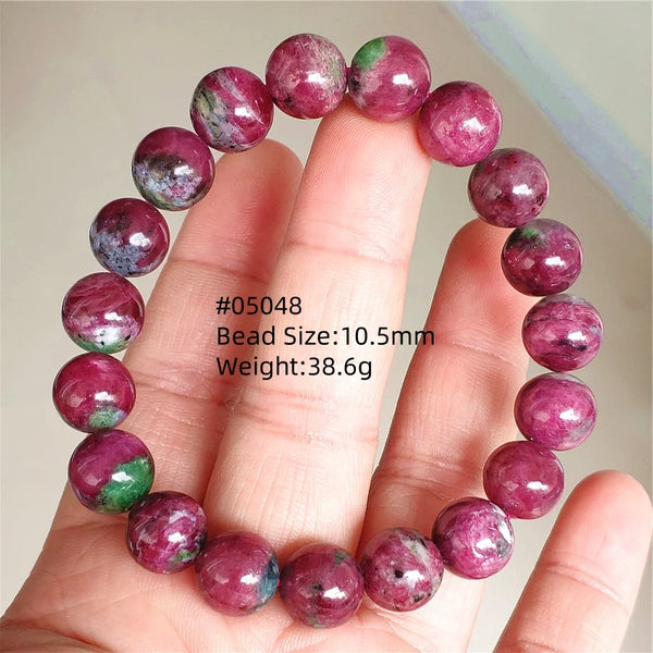 Red Ruby Zoisite Bracelet-ToShay.org