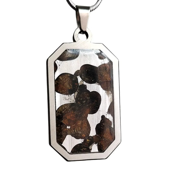 Olive Meteorite Pendant-ToShay.org