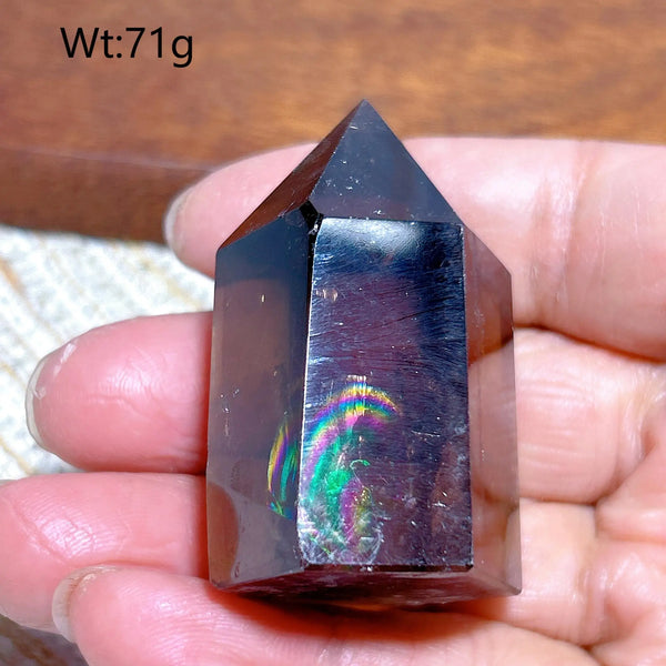 Smokey Rainbow Quartz Point-ToShay.org