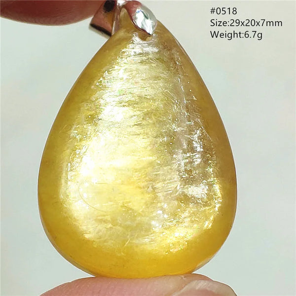 Gold Lepidolite Pendant-ToShay.org