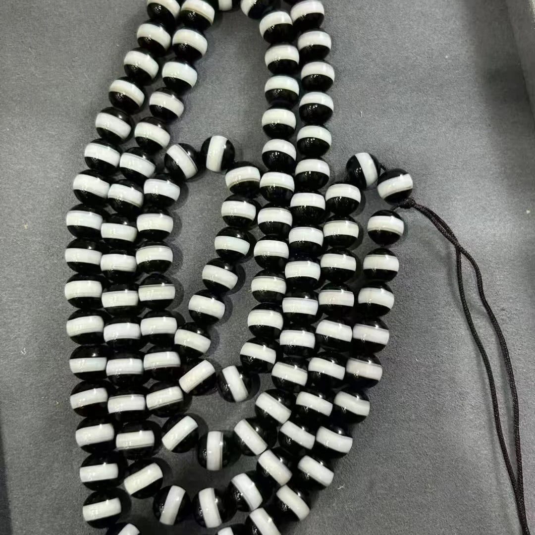 Black White Agate Beads-ToShay.org