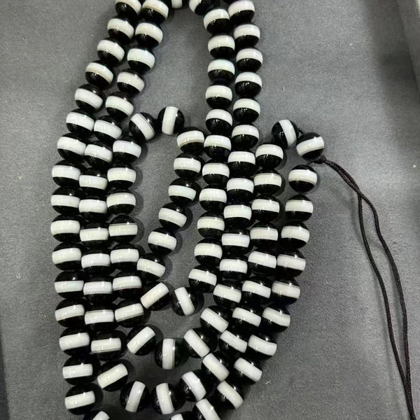 Black White Agate Beads-ToShay.org