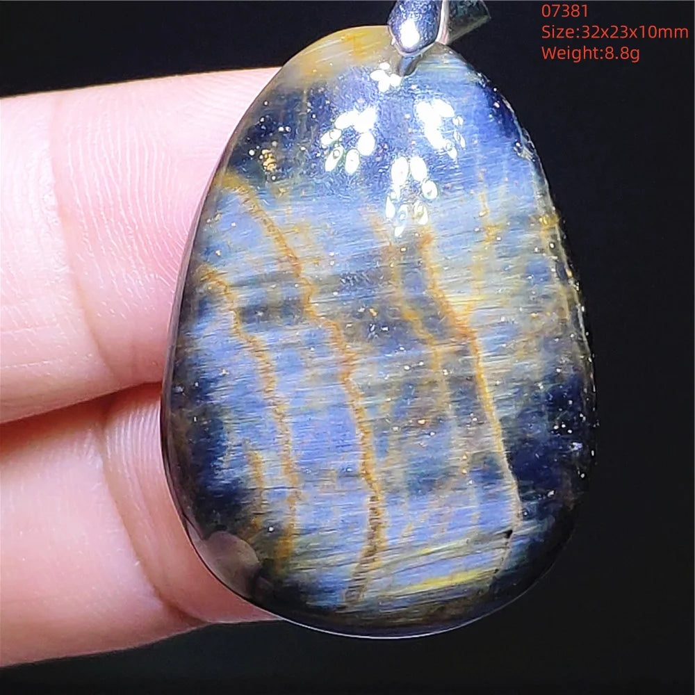 Blue Pietersite Pendant-ToShay.org