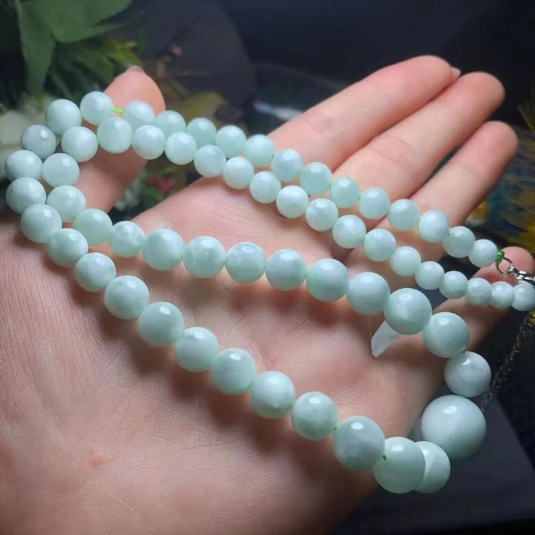 Blue Larimar Bead Necklace-ToShay.org