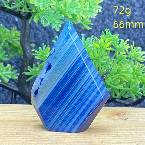 Blue Agate Torch-ToShay.org