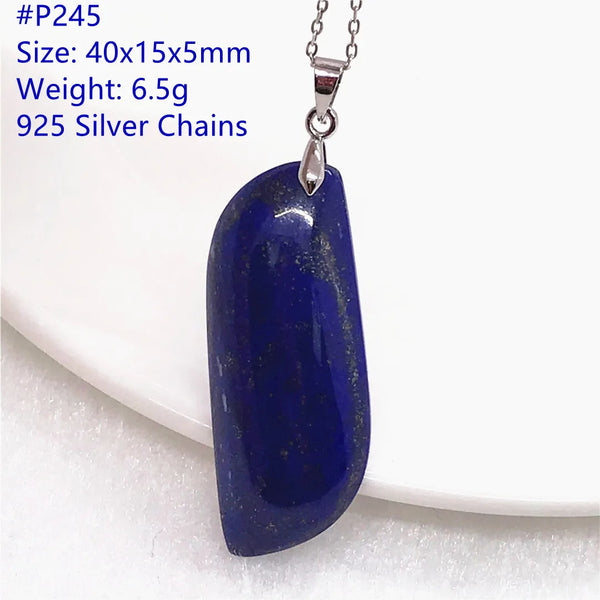 Blue Lapis Lazuli Pendant-ToShay.org