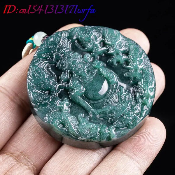 Green Jadeite God of Wealth-ToShay.org