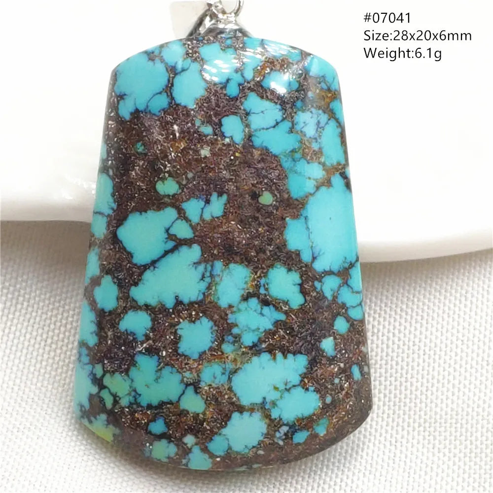 Blue Turquoise Pendant-ToShay.org