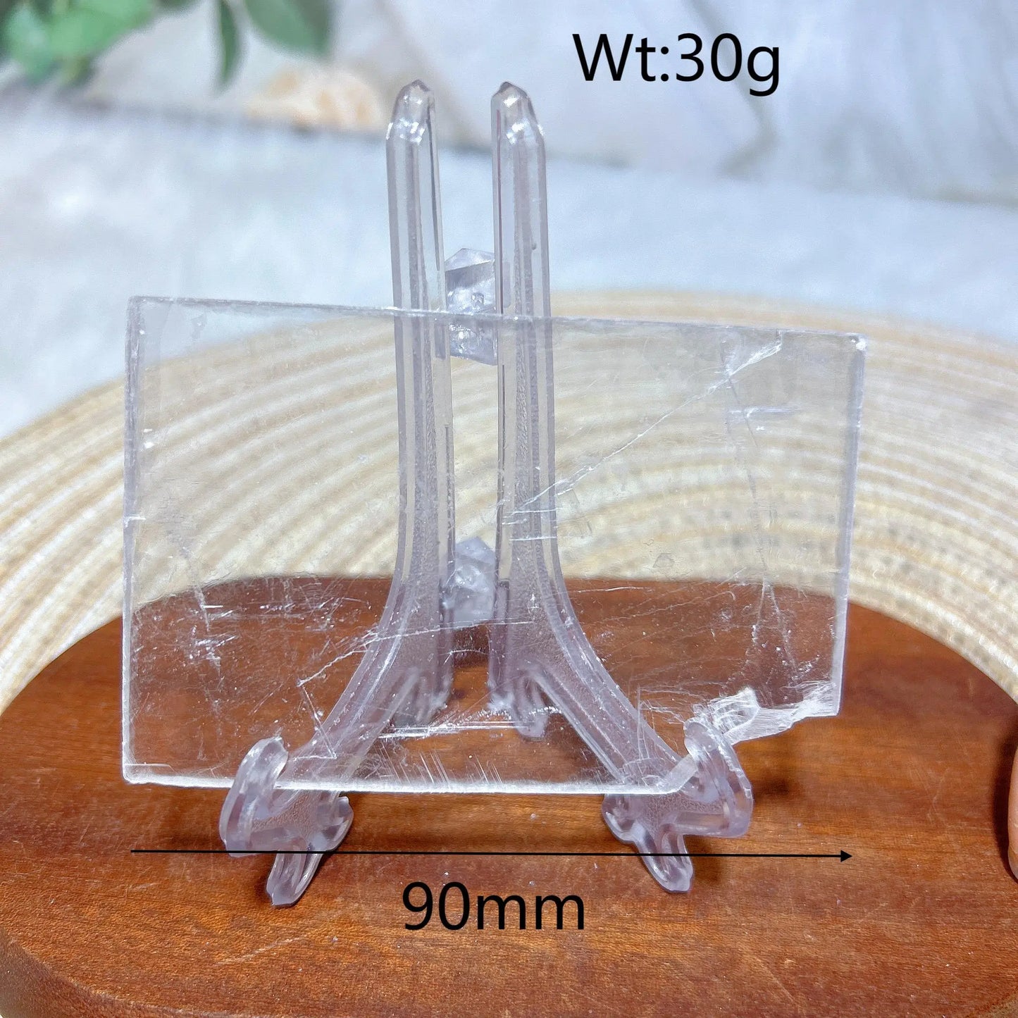 Clear Selenite Slices-ToShay.org