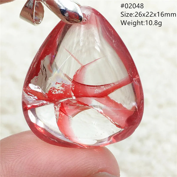 Red Limonite Quartz Pendant-ToShay.org