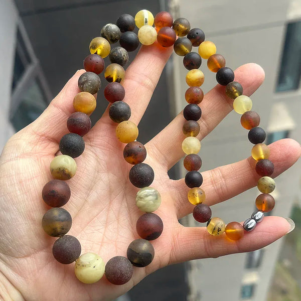 Yellow Amber Necklace-ToShay.org