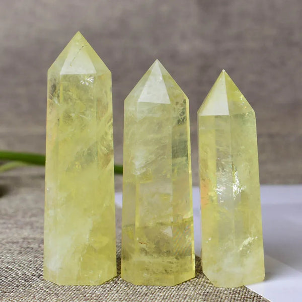 Yellow Citrine Crystal Point-ToShay.org