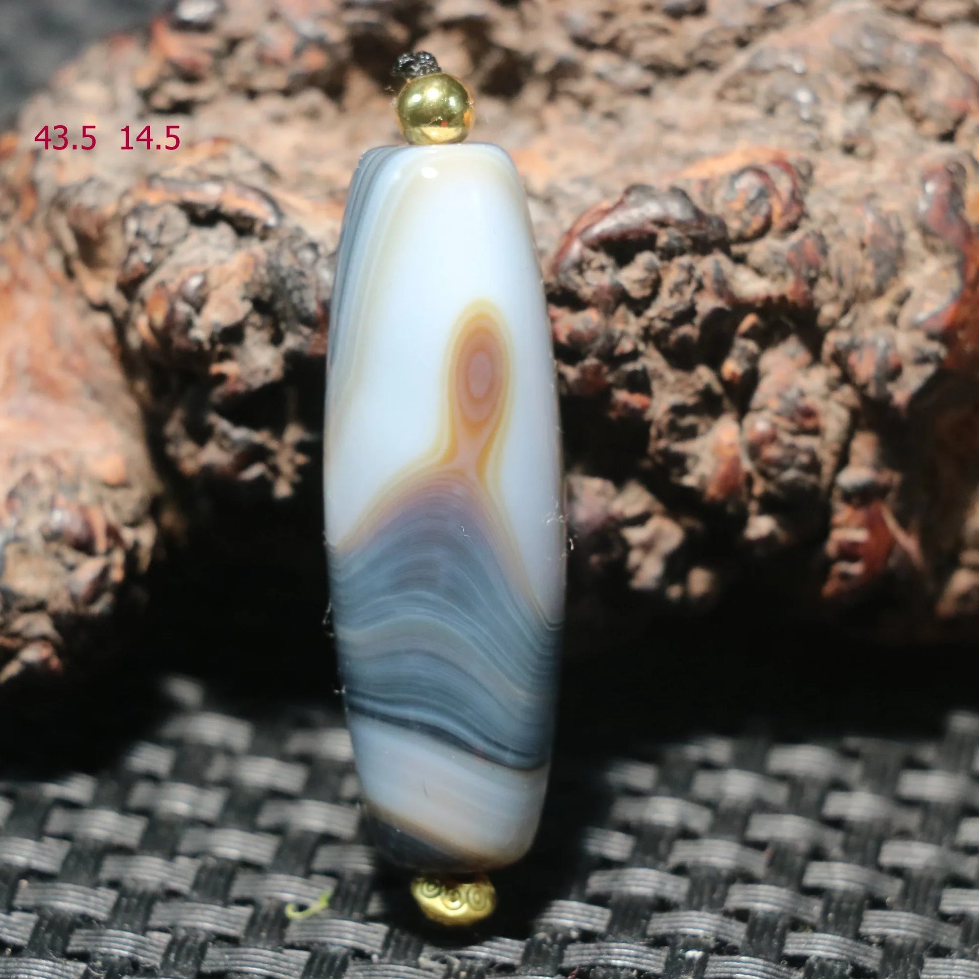Tibetan Agate Dzi Beads-ToShay.org