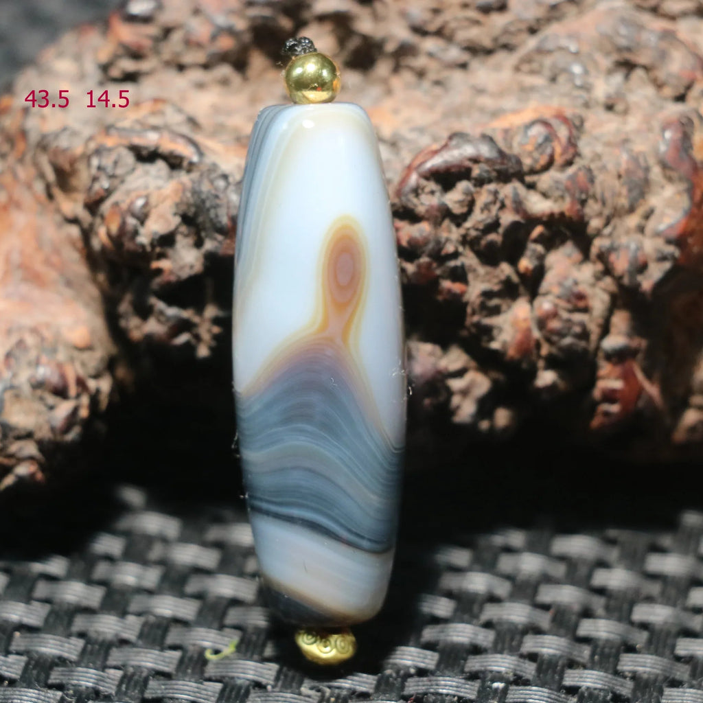 Tibetan Agate Dzi Beads-ToShay.org