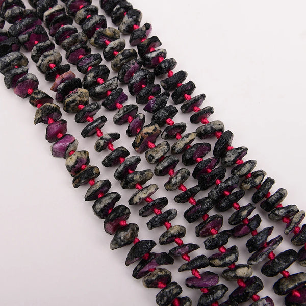Red Ruby Rough Beads-ToShay.org