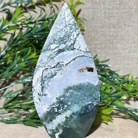 Green Moss Agate Flame-ToShay.org