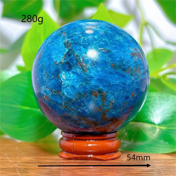 Blue Apatite Ball-ToShay.org