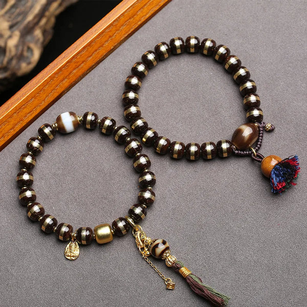 Black Gold Coconut Bracelet-ToShay.org