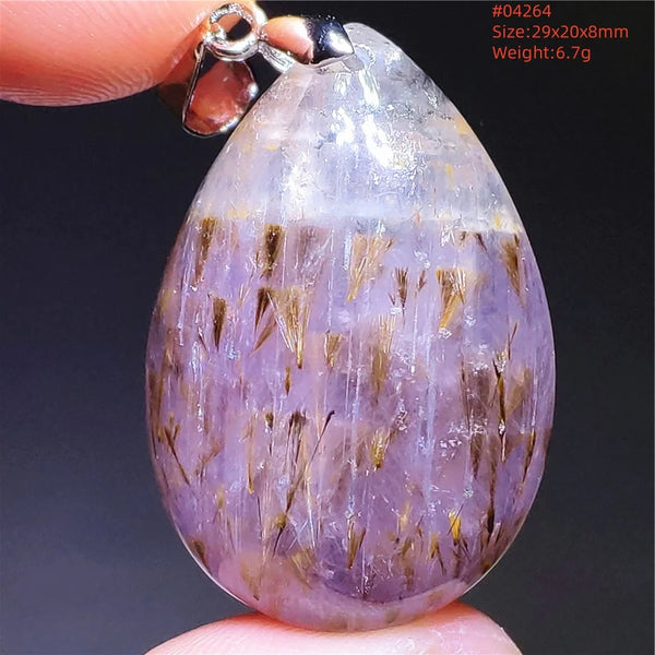 Purple Red Auralite Pendant-ToShay.org