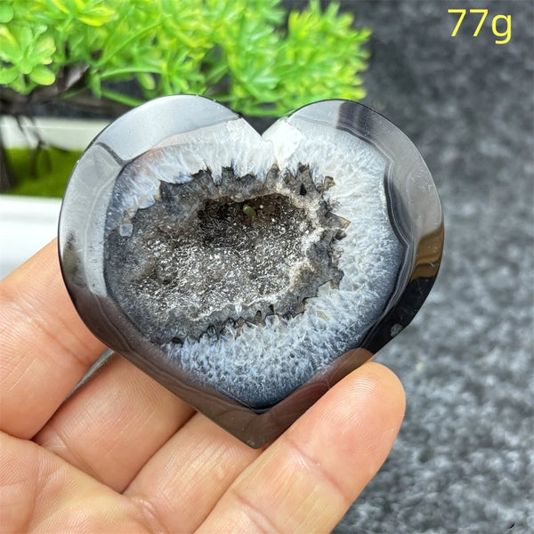 Black Agate Geode-ToShay.org
