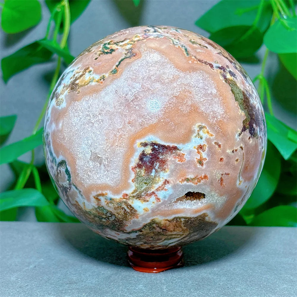 Green Moss Agate Ball-ToShay.org