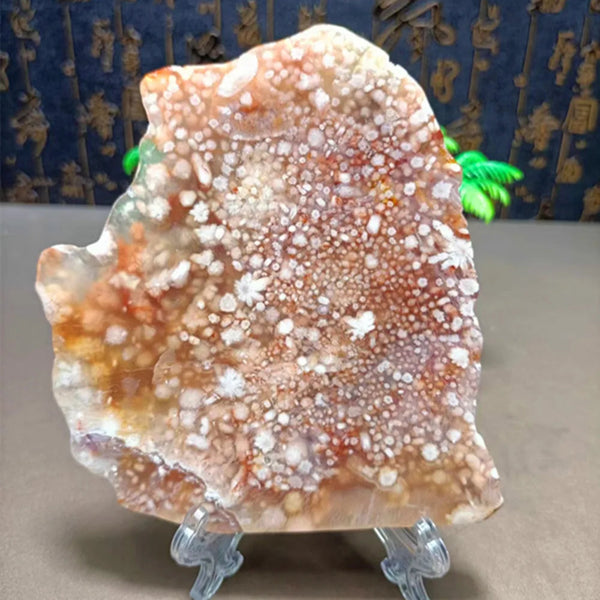 Pink Cherry Blossom Agate-ToShay.org