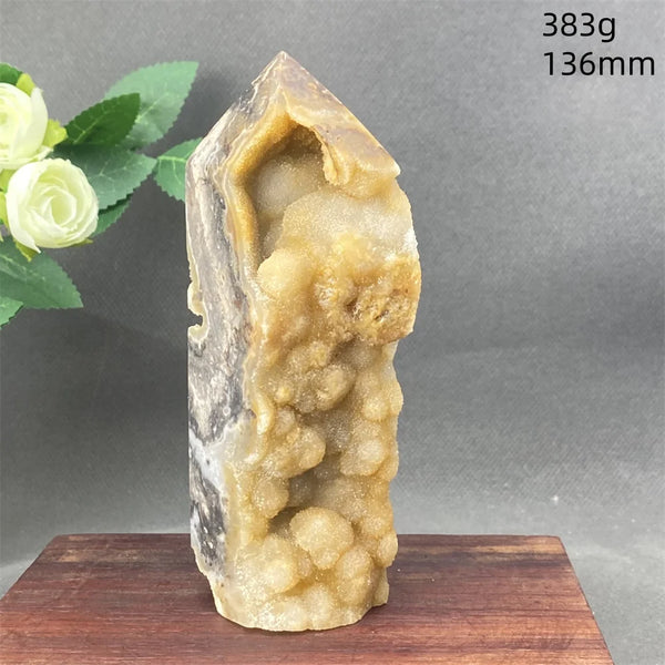 White Fluorite Cluster Point-ToShay.org