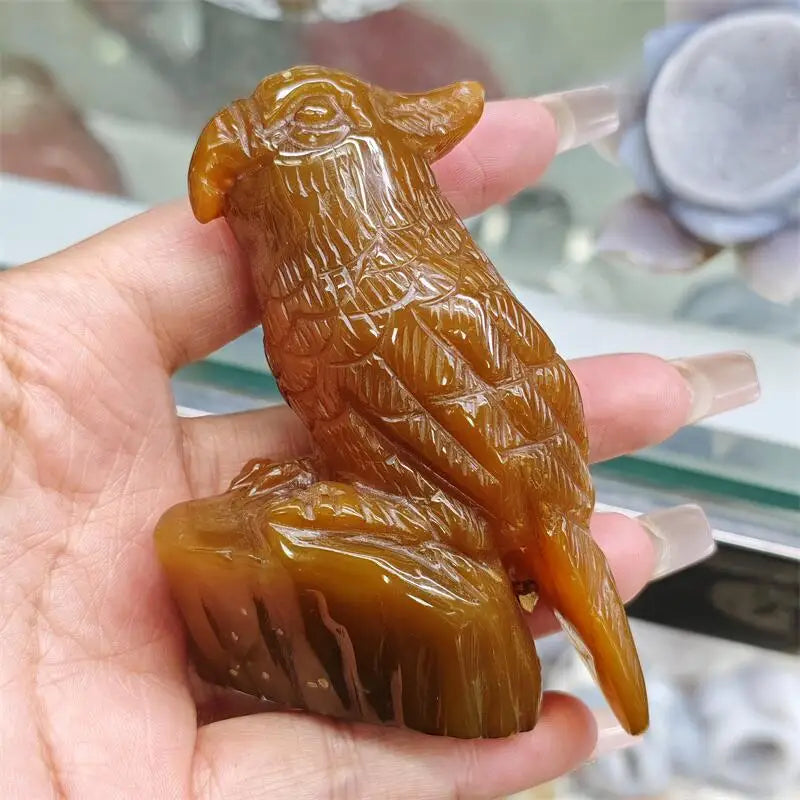 Yellow Agate Geode Parrot-ToShay.org