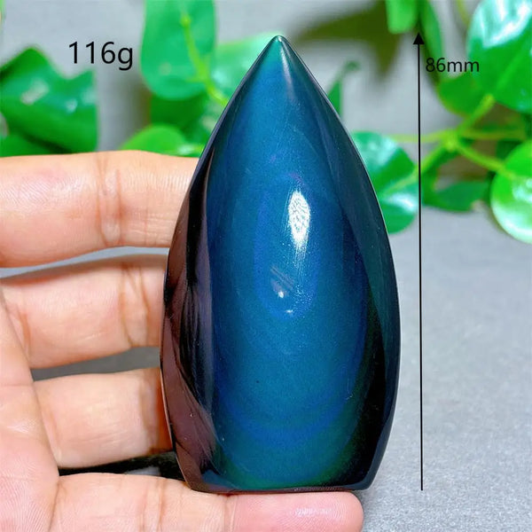 Rainbow Obsidian Torch-ToShay.org