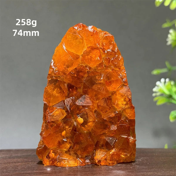 Orange Citrine Cave Cluster-ToShay.org
