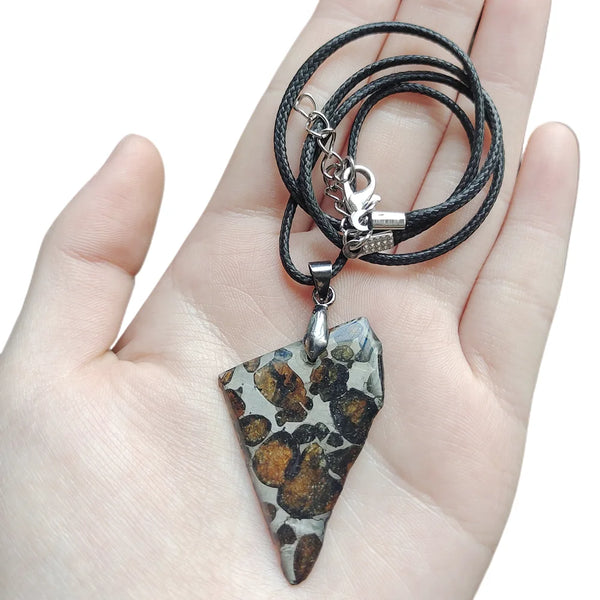 Olive Meteorite Pendant-ToShay.org