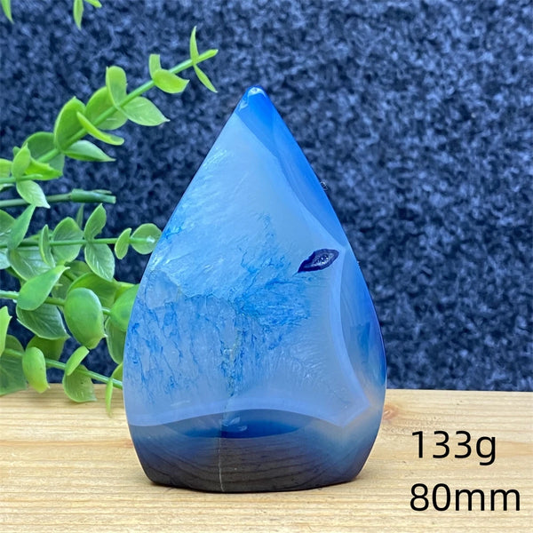 Blue Lace Agate Torch-ToShay.org
