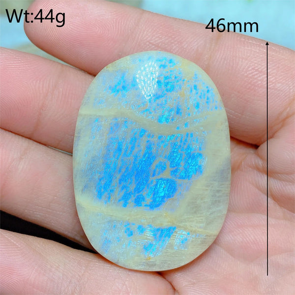 Blue Moonstone Palm Stones-ToShay.org