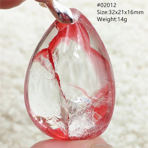 Red Limonite Quartz Pendant-ToShay.org