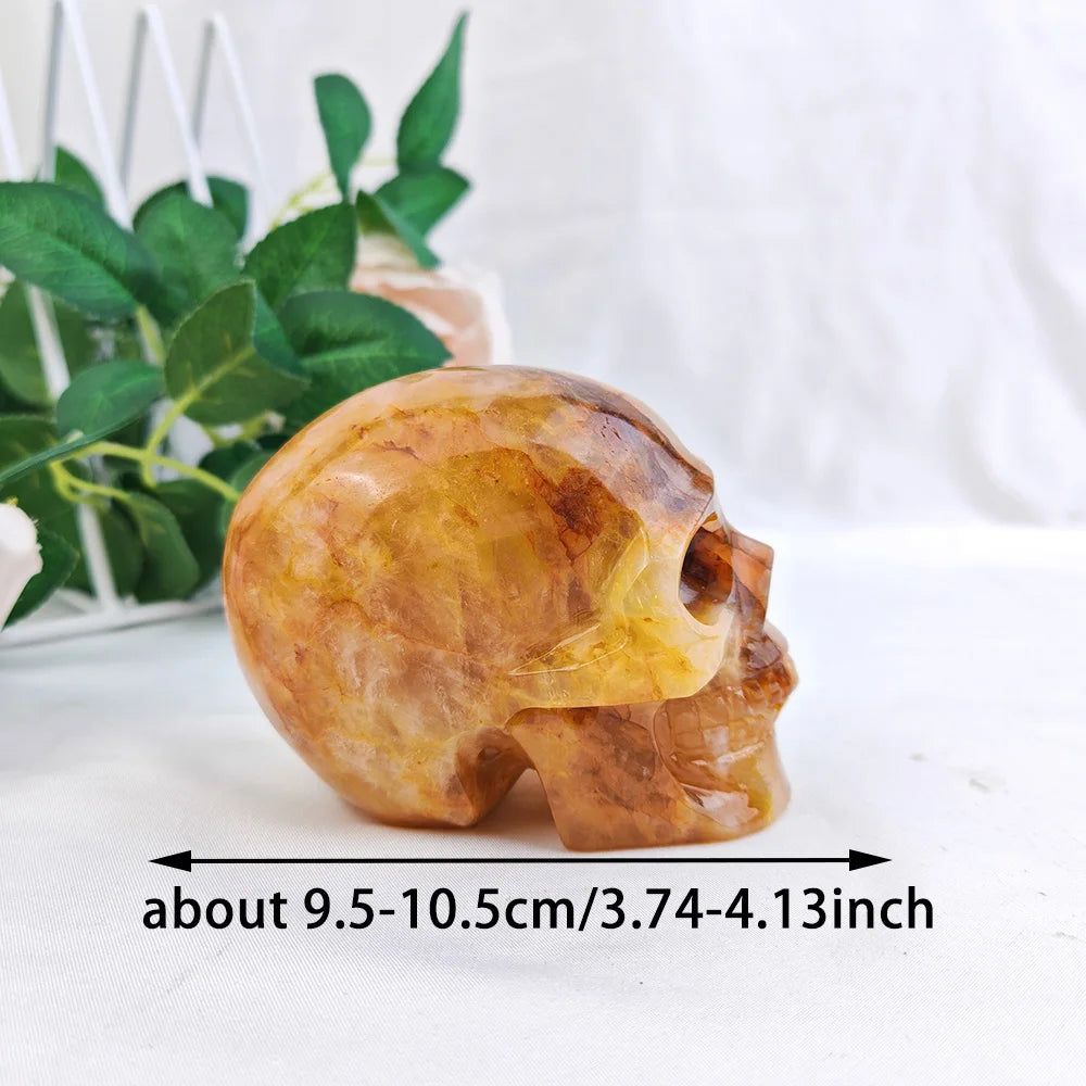 Yellow Golden Healer Skull-ToShay.org