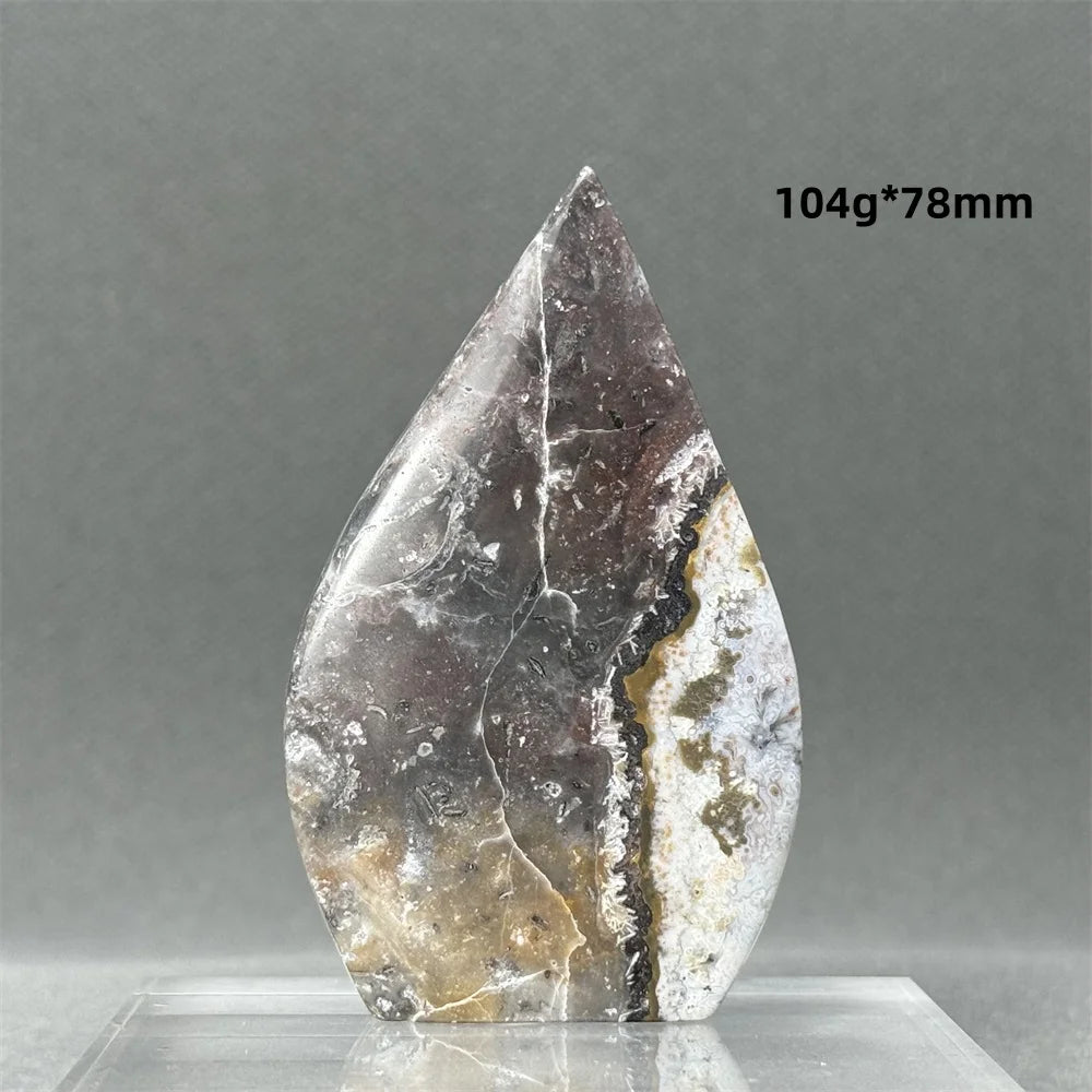Red Lace Agate Torch-ToShay.org
