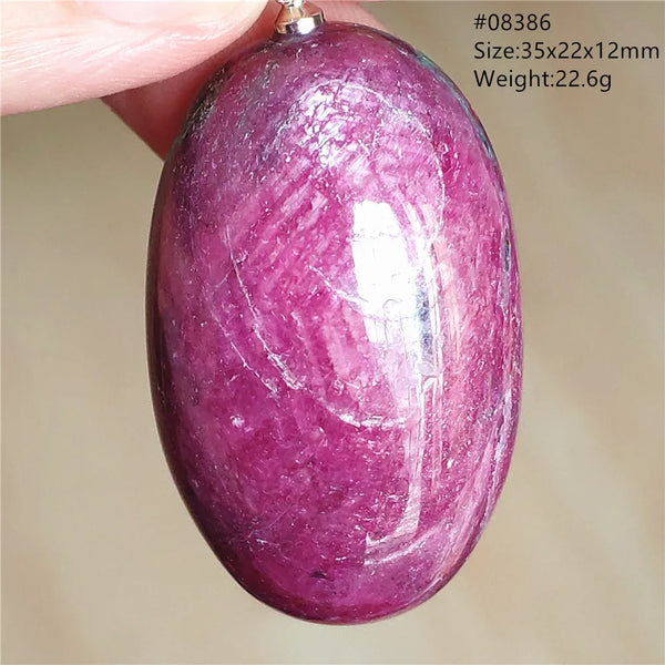 Red Ruby Zoisite Pendant-ToShay.org