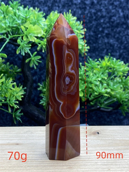 Orange Carnelian Wand-ToShay.org