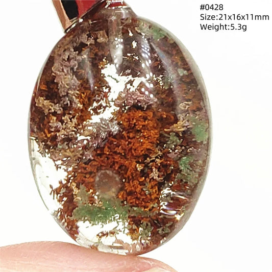 Green Phantom Quartz Pendant-ToShay.org