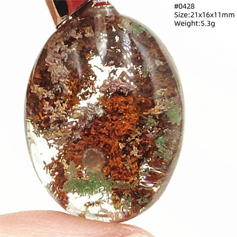 Green Phantom Quartz Pendant-ToShay.org