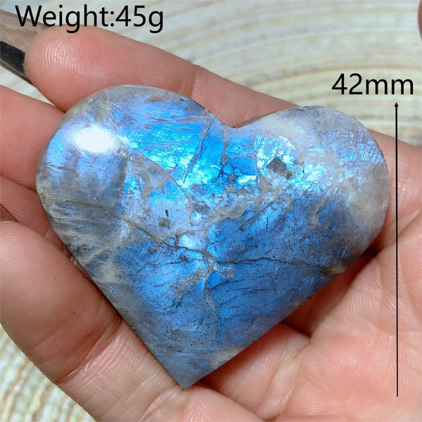 Blue Rainbow Moonstone Hearts-ToShay.org