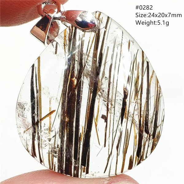 Copper Black Rutilated Quartz-ToShay.org