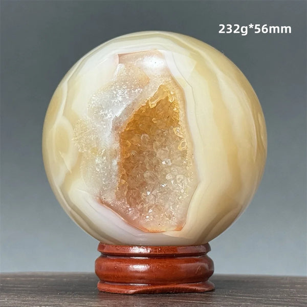 Yellow Quartz Agate Druzy-ToShay.org