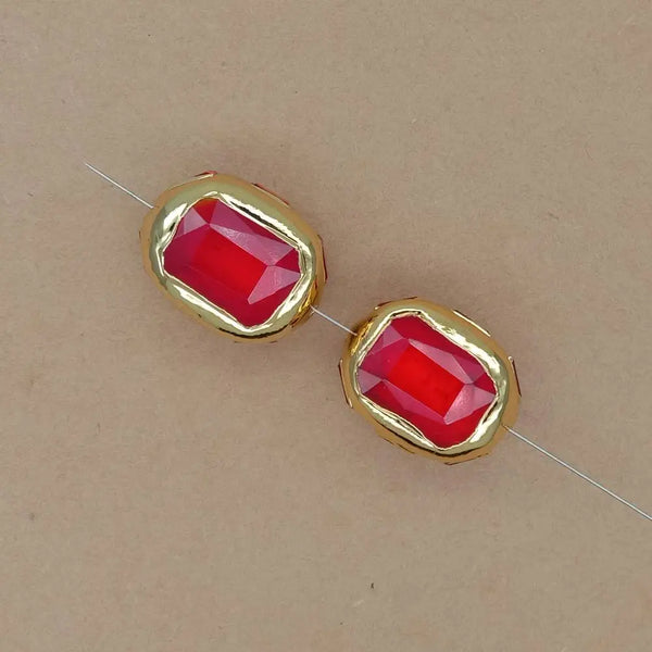 Red Glass Beads-ToShay.org