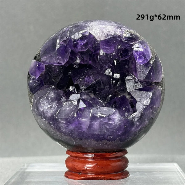 Purple Amethyst Cluster Ball-ToShay.org