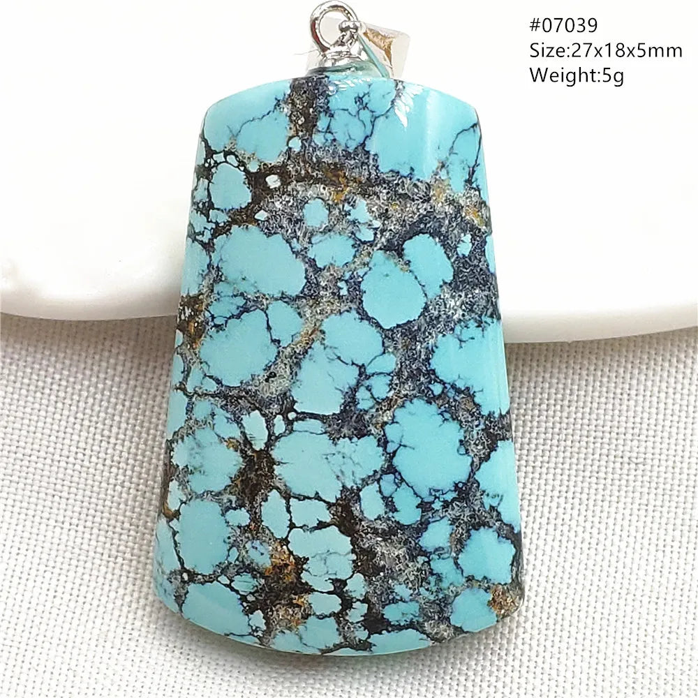 Blue Turquoise Pendant-ToShay.org