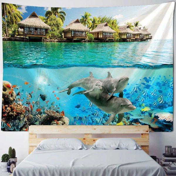 Dolphin Tapestry-ToShay.org
