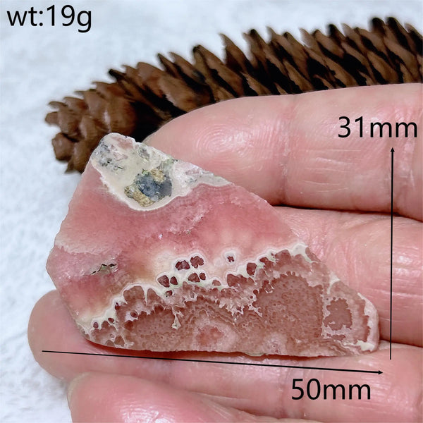 Pink Rhodochrosite Slice-ToShay.org
