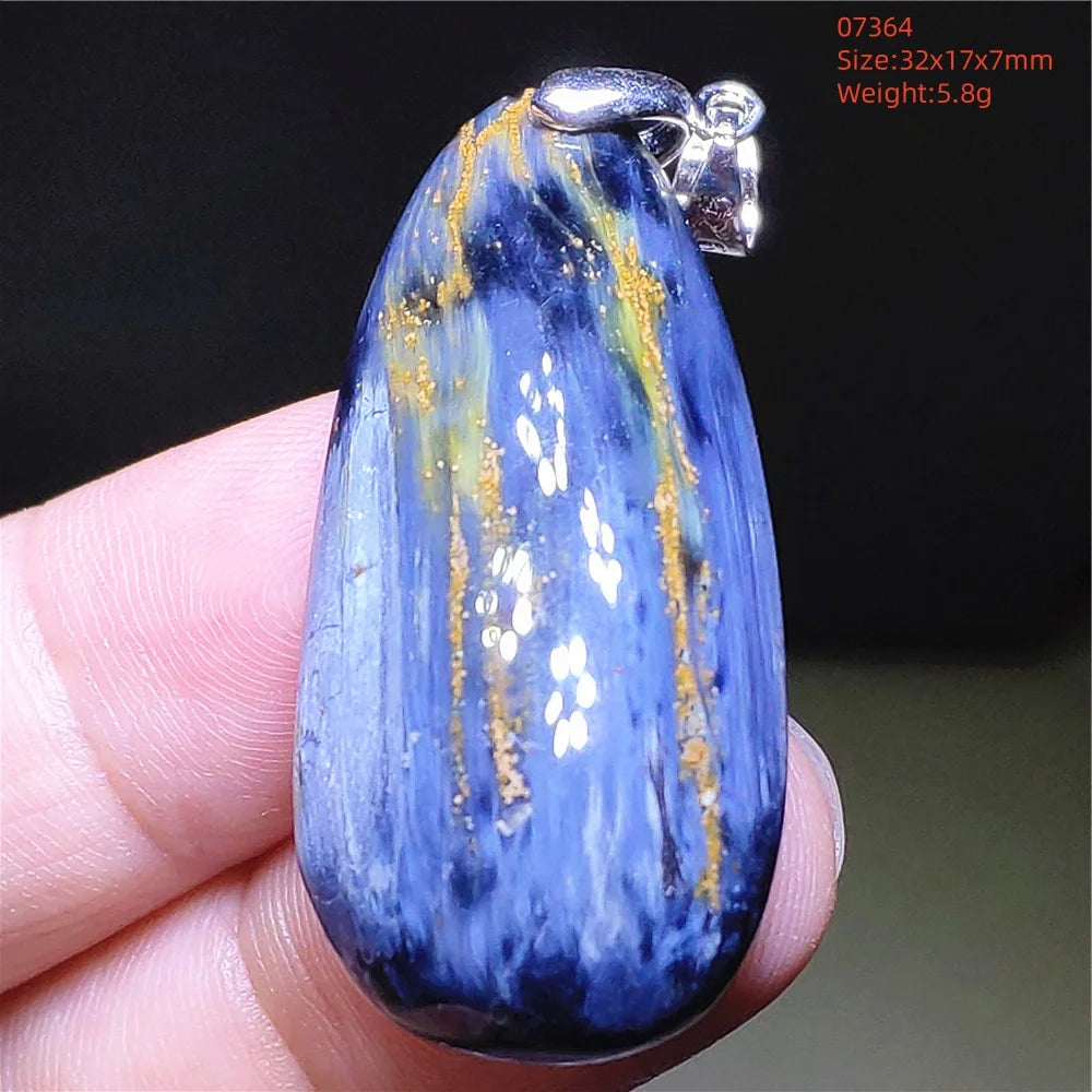 Blue Pietersite Pendant-ToShay.org