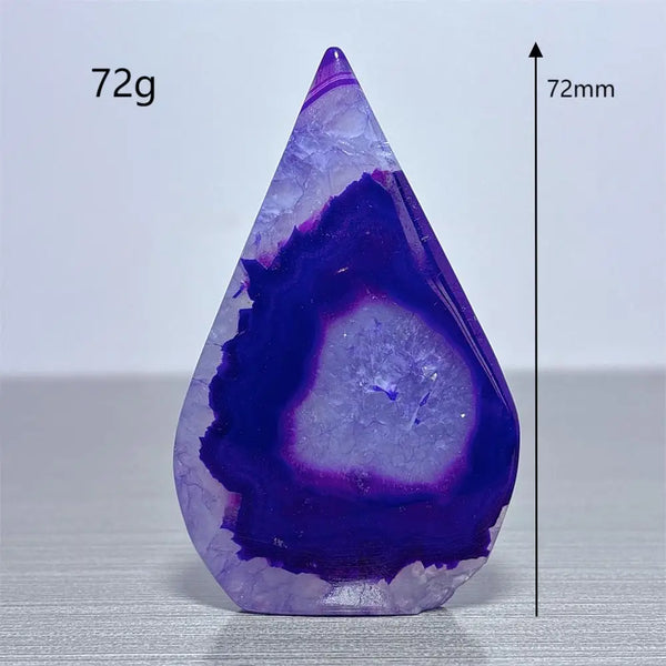 Violet Agate Torch-ToShay.org